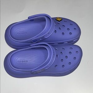 CROCS Kids Blue Slippers with Charm
